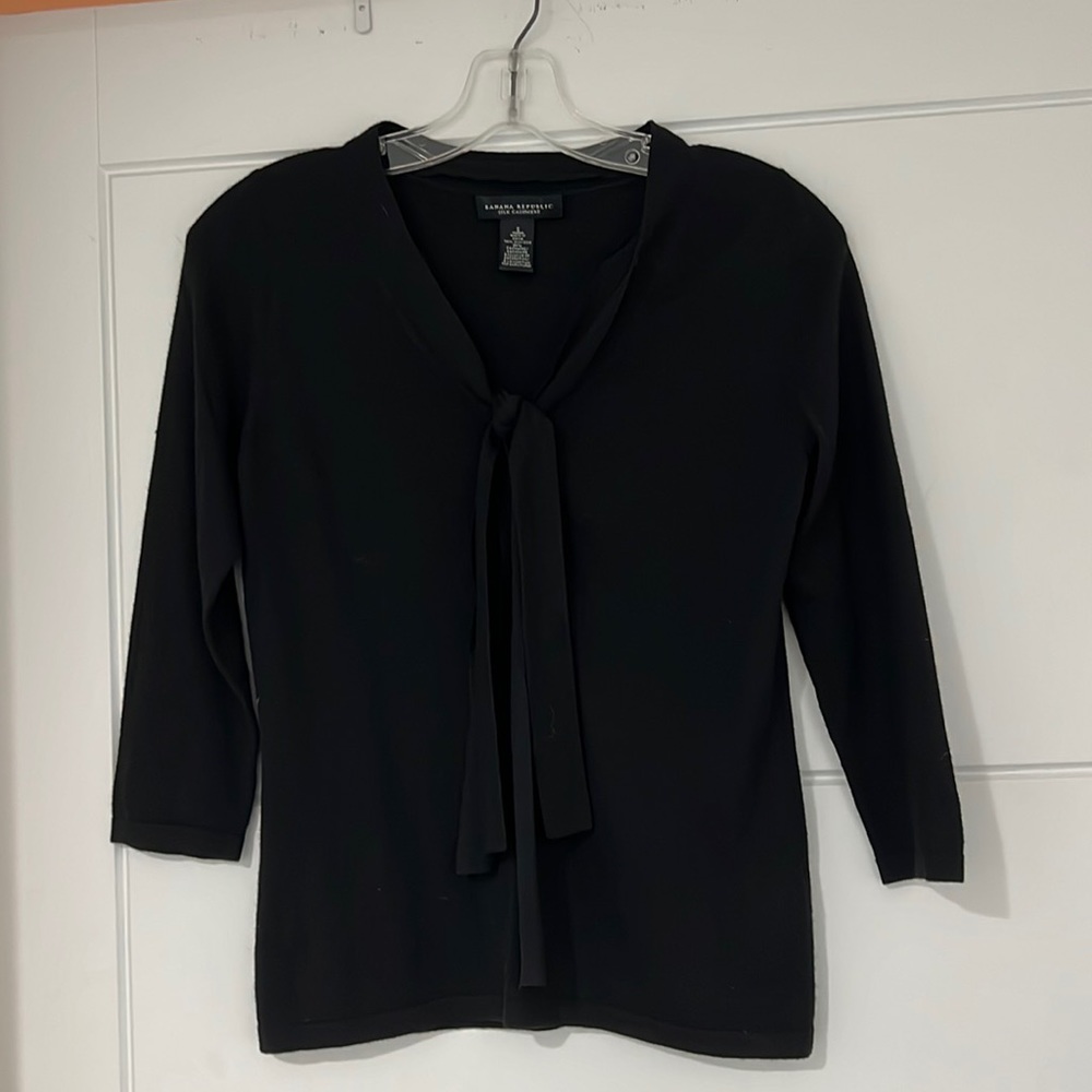 Black BR sweater.
